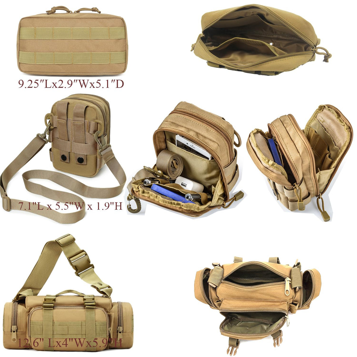 Katadem waist bag with shoulder straps showing portable carry benefit