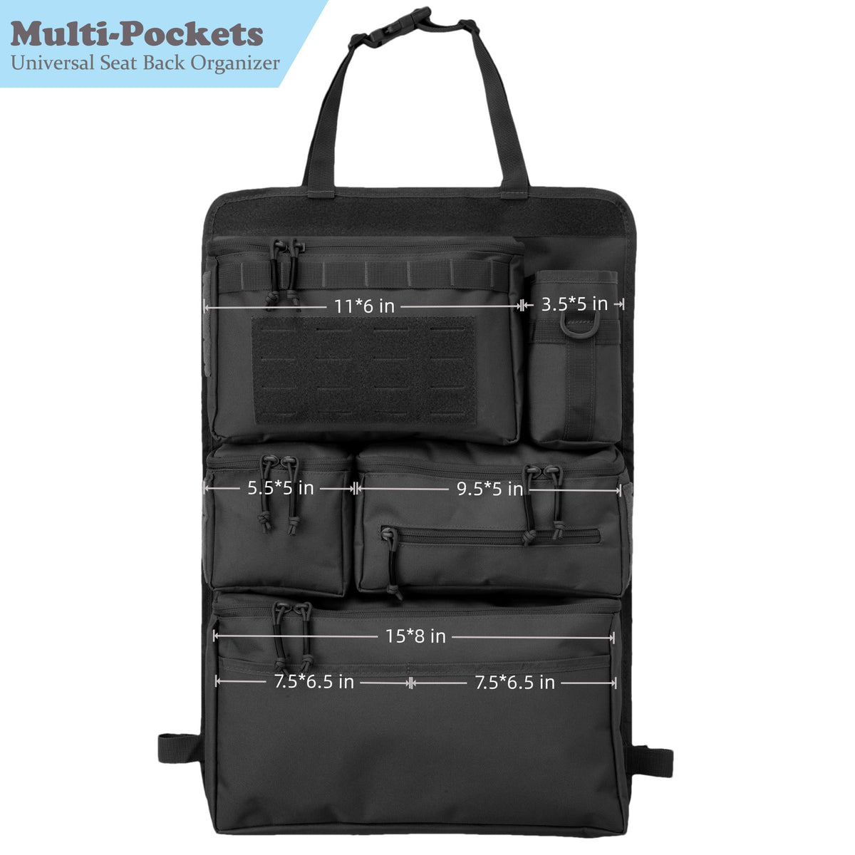 Katadem water bottle pocket detail holding bottle securely without spills