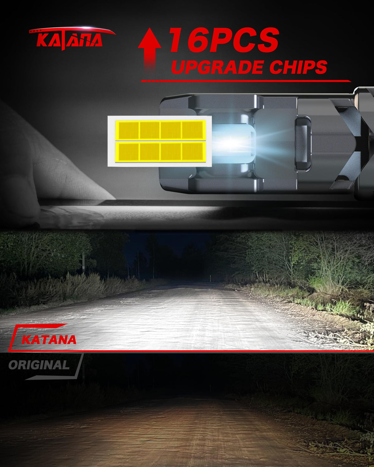 Katana H7 cooling fan view demonstrating active cooling for longer lifespan