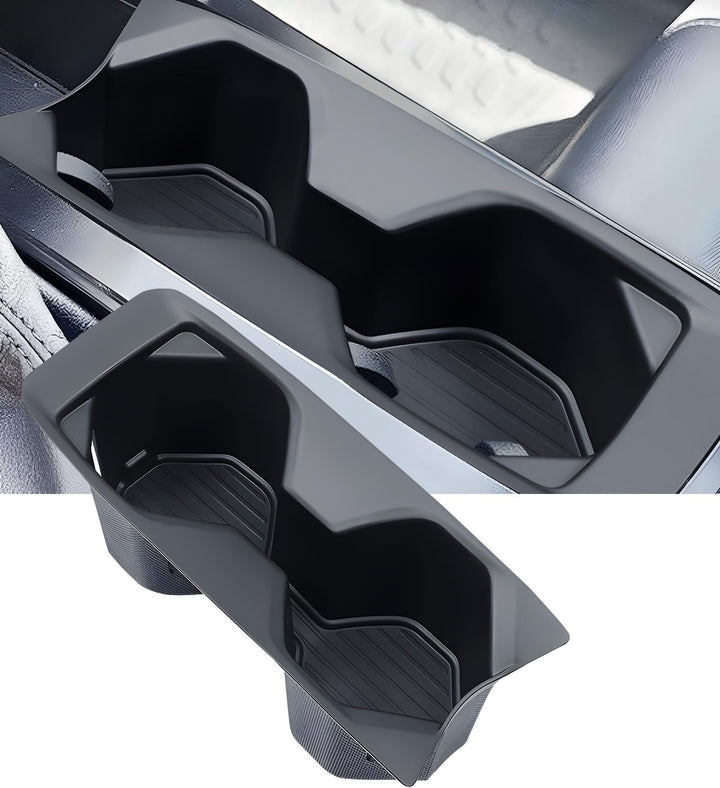KATORN cup holder insert front view showing perfect fit and cabin protection