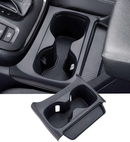 KATORN front view of cup holder insert showing neat fit and protection