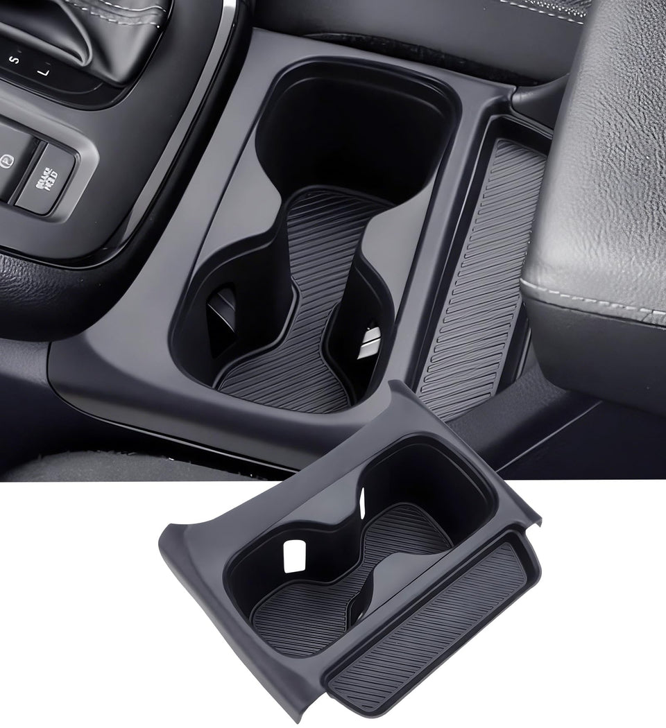 KATORN front view of cup holder insert showing neat fit and protection