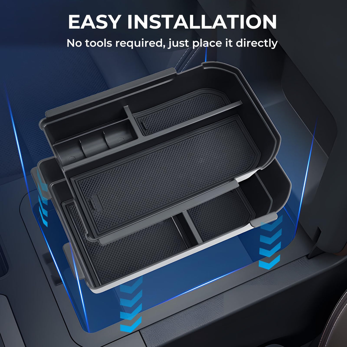 Katorn installed in Land Cruiser showing improved organization and easy reach