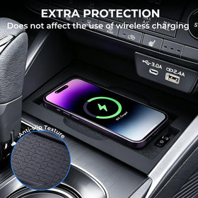 Katorn in use with phone stabilized during driving for secure charging