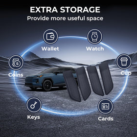 Katorn inserts holding phone keys wallet showing organized convenience