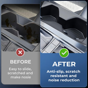 KATORN insert installed in Camry console demonstrating tool-free placement