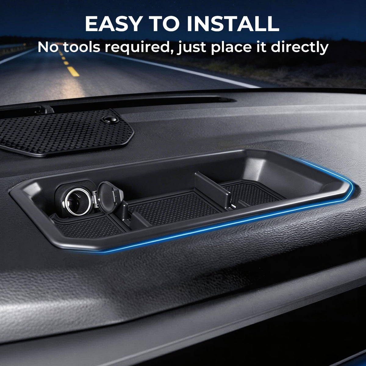Katorn fitted in Sequoia dash providing concealed, organized space
