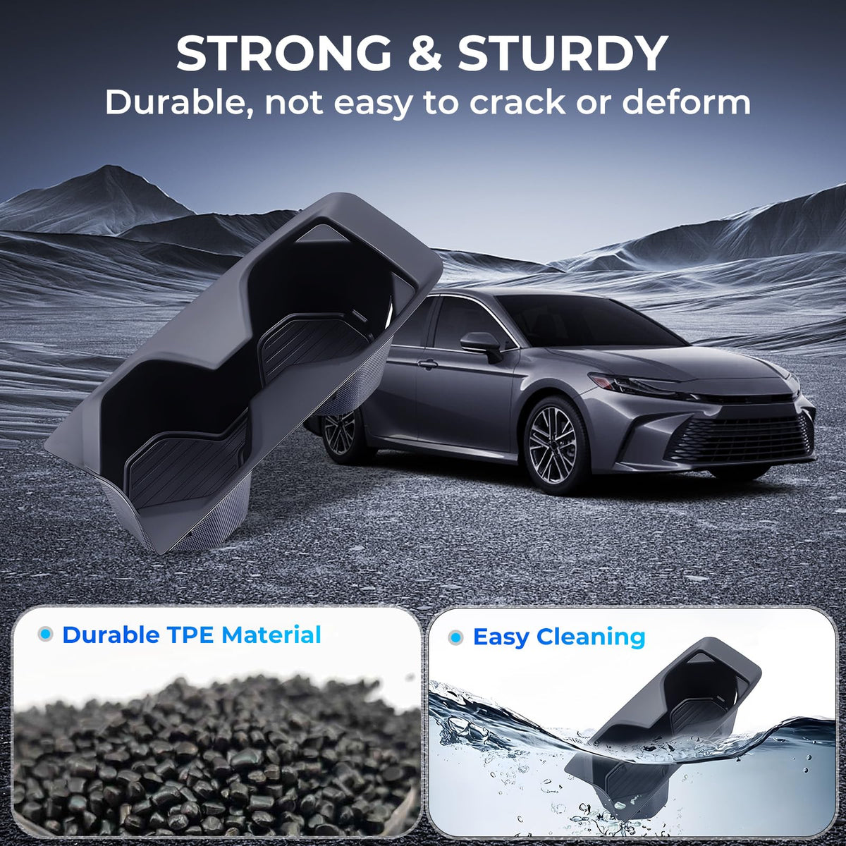 KATORN label and material detail highlighting durable heat-resistant TPE