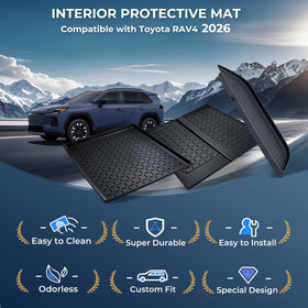 Katorn lifestyle dashboard shot improving RAV4 interior appearance and organization