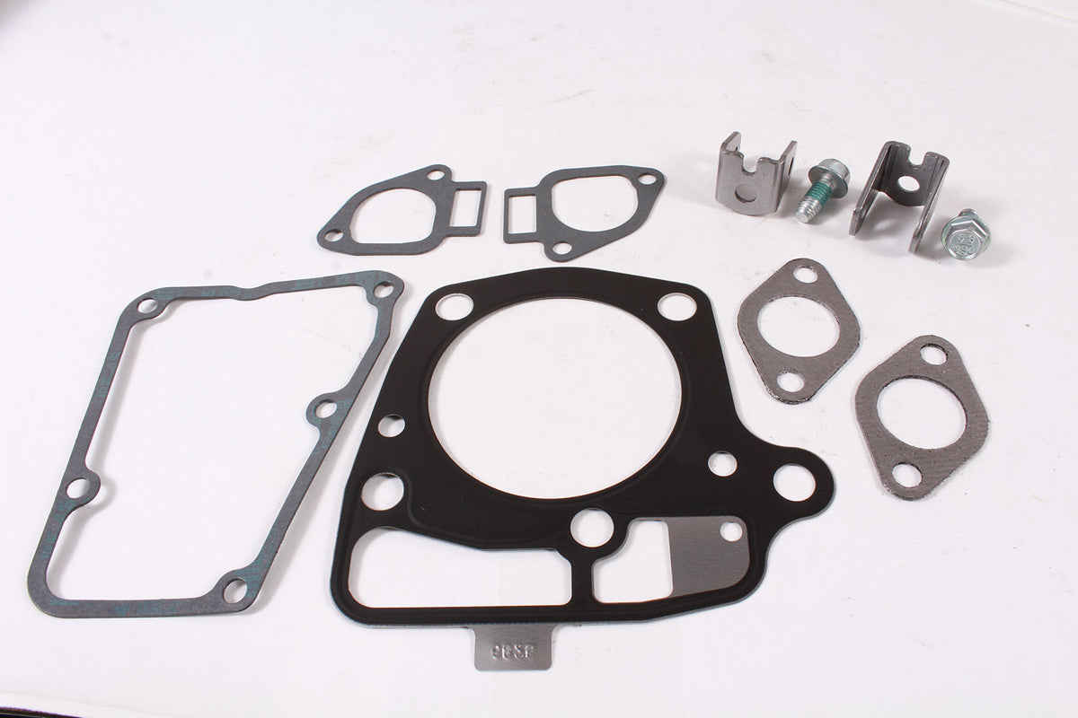 Kawasaki cylinder head installed on engine showing correct fit and easier service