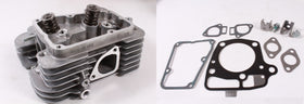 Kawasaki cylinder head kit front view showing assembled head and benefits of OEM fit