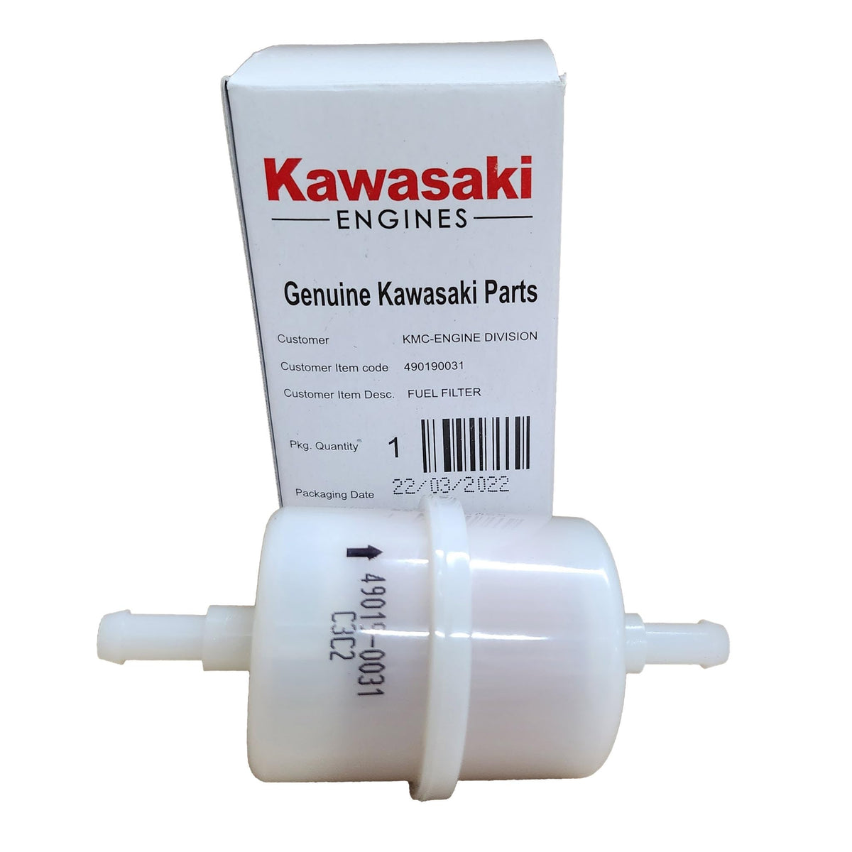 Kawasaki tune up kit contents laid out for fast service and simpler maintenance