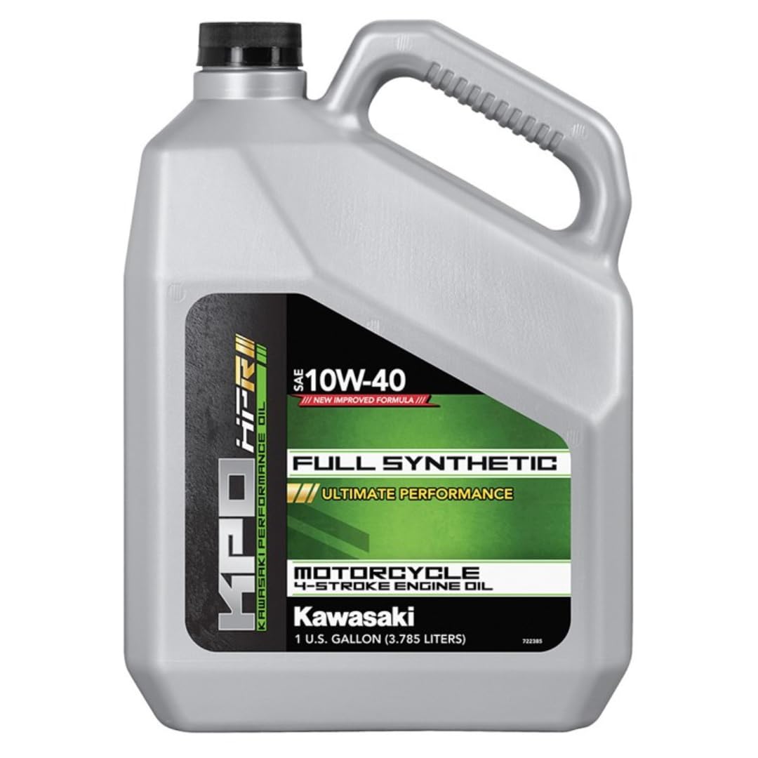 Kawasaki KPO gallon bottle front label showing product and benefits