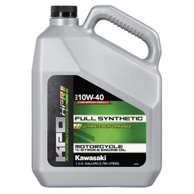 Kawasaki KPO gallon bottle front label showing product and benefits