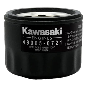 Kawasaki oil air and fuel filters laid out to show included OEM filtration for longevity