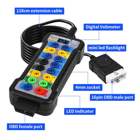 KAWISH on a workbench with tools demonstrating professional diagnostic workflow