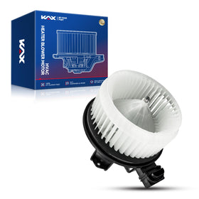 KAX blower motor front view showing solid housing and direct-fit benefit