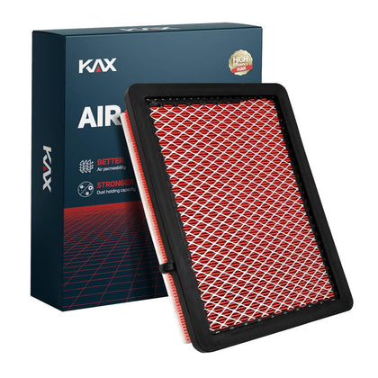 KAX CA12260 front view showing full filter and box for quick identification and fit