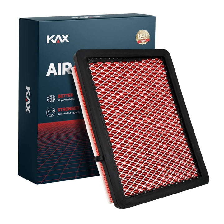 KAX CA12260 front view showing full filter and box for quick identification and fit