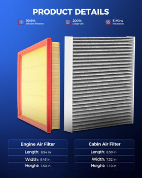 KAX cabin filter charcoal layer detail reducing odors inside the cabin
