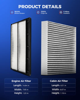KAX cabin filter charcoal media close-up reducing odors for fresher in-cabin air