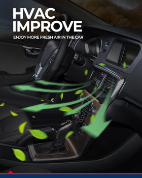 KAX CF11671 in vehicle cabin scene conveying cleaner air comfort while driving