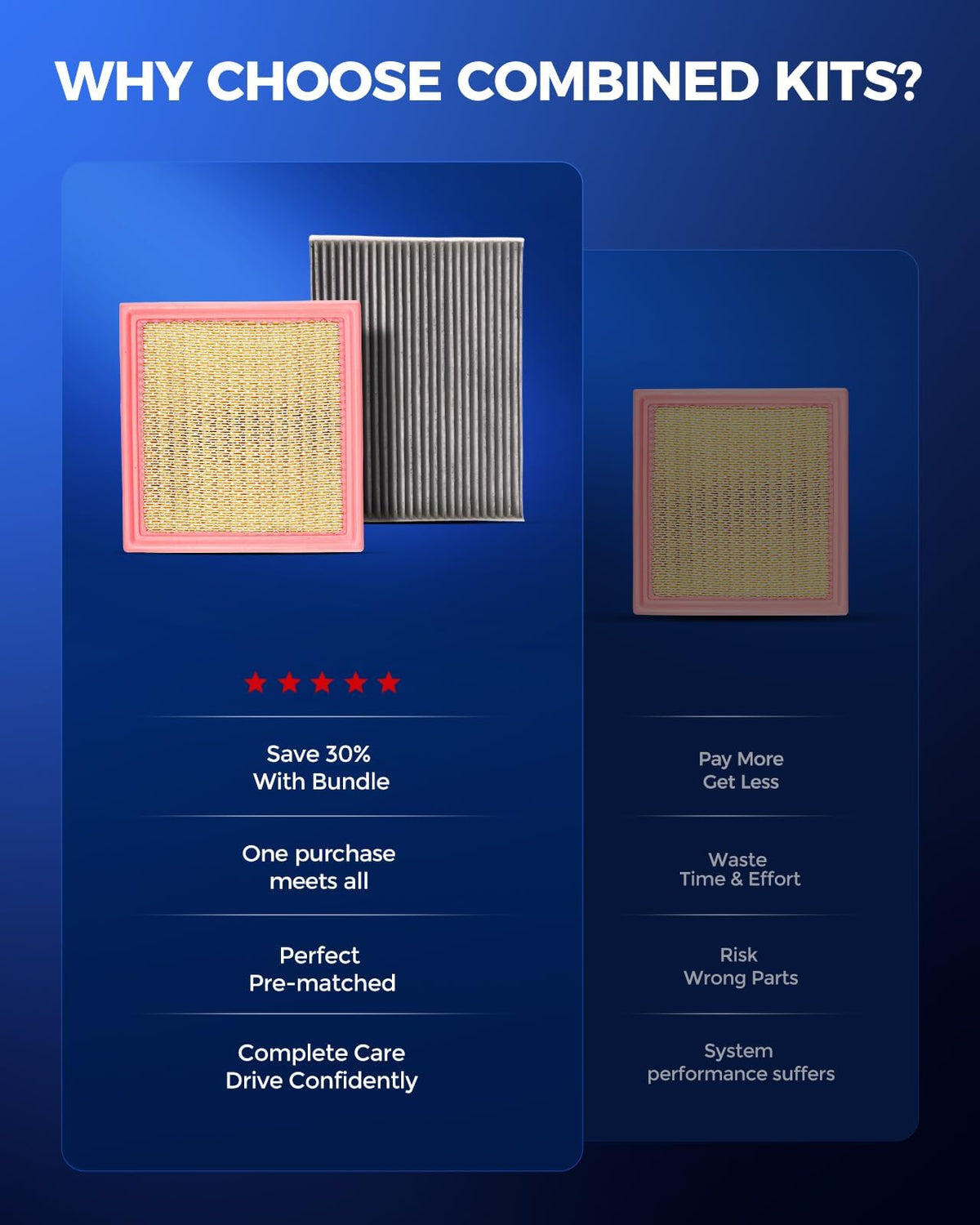 KAX engine filter media close-up showing dense pleats for reliable engine protection