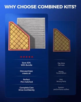 KAX engine filter close-up showing layered media for better engine protection