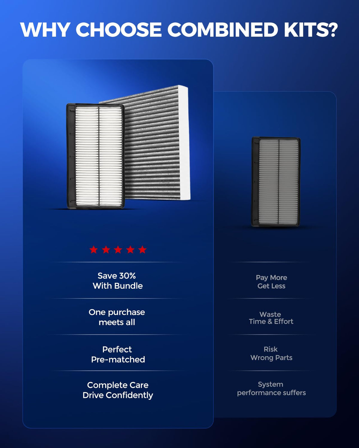 KAX engine air filter pleated media close-up optimizing dust capture for engine protection