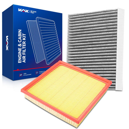 KAX kit front packaging showing both engine and cabin filters and convenience
