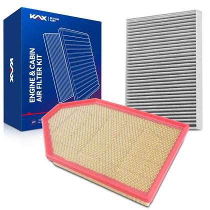 KAX front packaging kit showing both filters and kit benefits