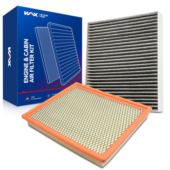 KAX packaged engine and cabin filter kit showing ready-to-install convenience