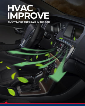 KAX filter in vehicle cabin illustrating cleaner air for passengers benefit