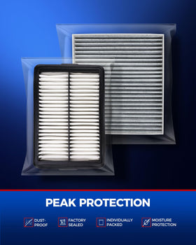 KAX filter media texture and edge seal detail demonstrating durable construction
