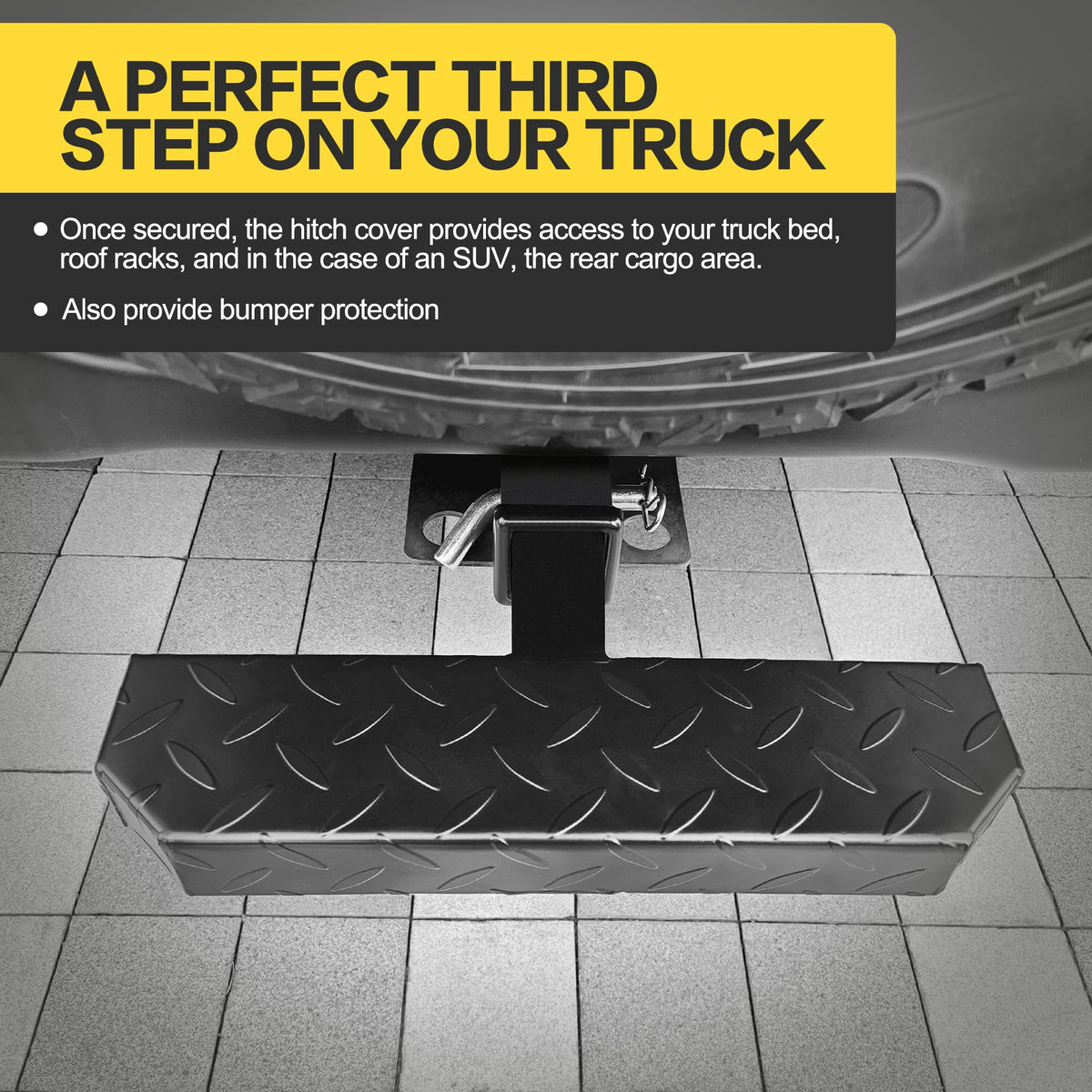 KAYCENTOP in lifestyle scene easing loading and protecting the bumper