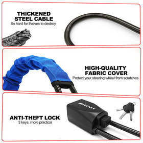 KAYCENTOP three-key set included for convenient and secure access
