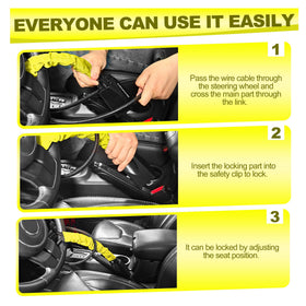 KAYCENTOP attached to seatbelt buckle demonstrating secure anchoring