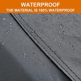 kayme close-up of seven layers demonstrating heavy duty waterproof material