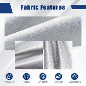 kayme closeup of six-layer material demonstrating waterproof and durable construction