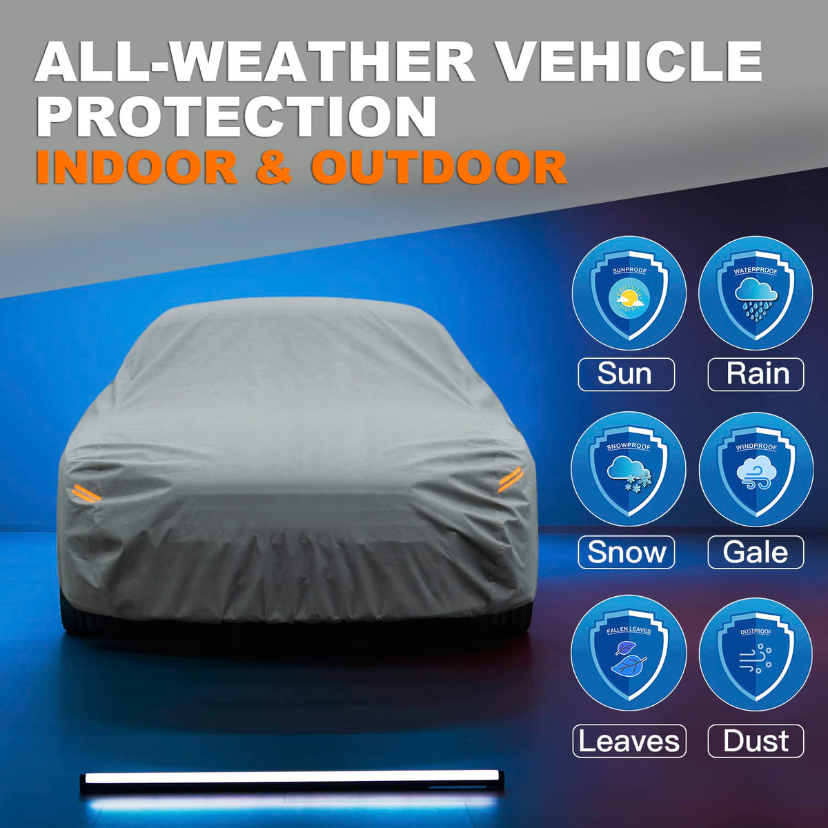 kayme cover fitted on Porsche 911 outdoors providing all-weather protection
