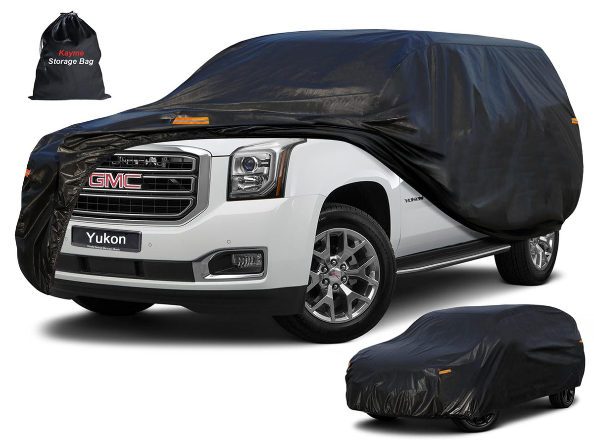 kayme front profile on Yukon showing full coverage and weather protection