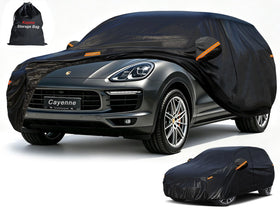 kayme front view on Porsche Cayenne showing full coverage and protection