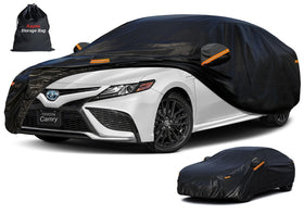 kayme front view full cover showing complete vehicle protection