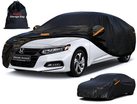 kayme front view on car showing full coverage and weather protection