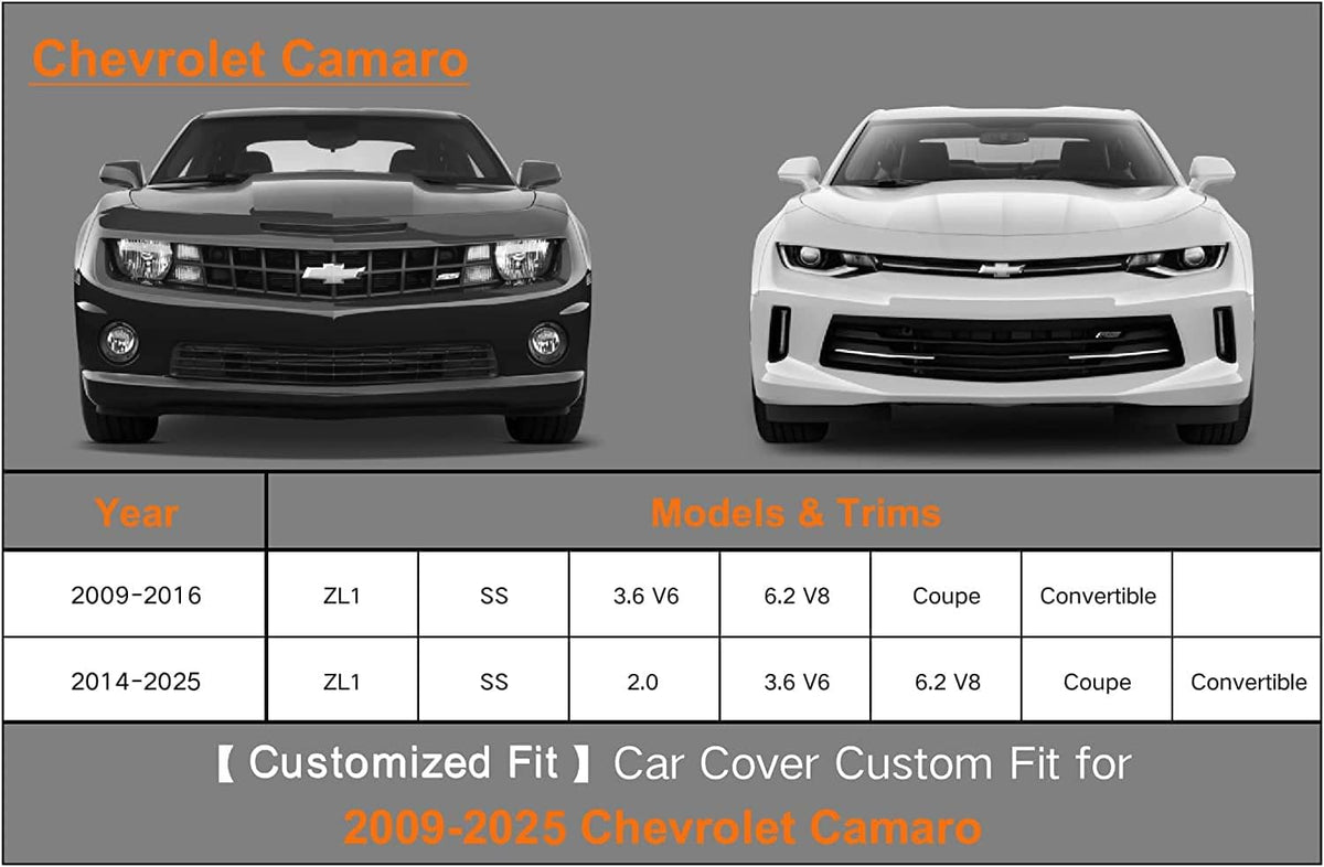 kayme full side profile on driveway illustrating tailored fit for Camaro
