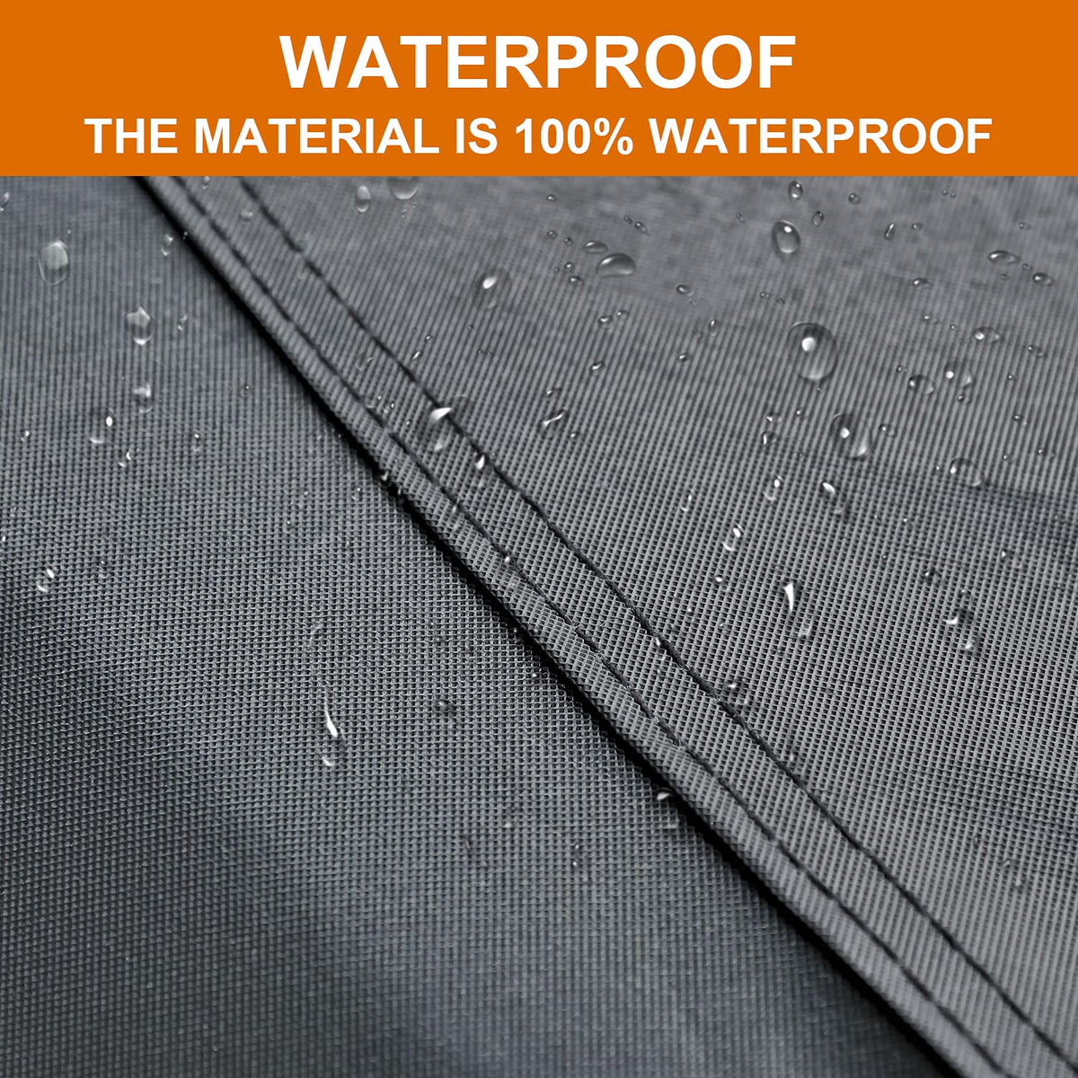 kayme outer material close-up showing waterproof texture and durability