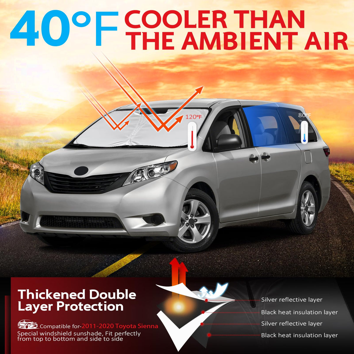 KAYZT 210T polyester close-up revealing durable UV-resistant fabric