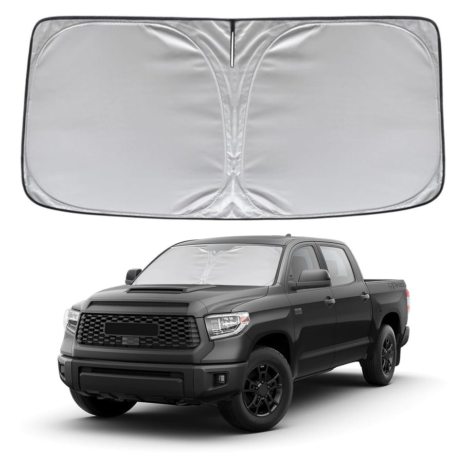 KAYZT front view showing full windshield coverage and snug fit benefit