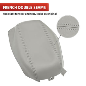 KBH close-up of french double stitching for durability and style