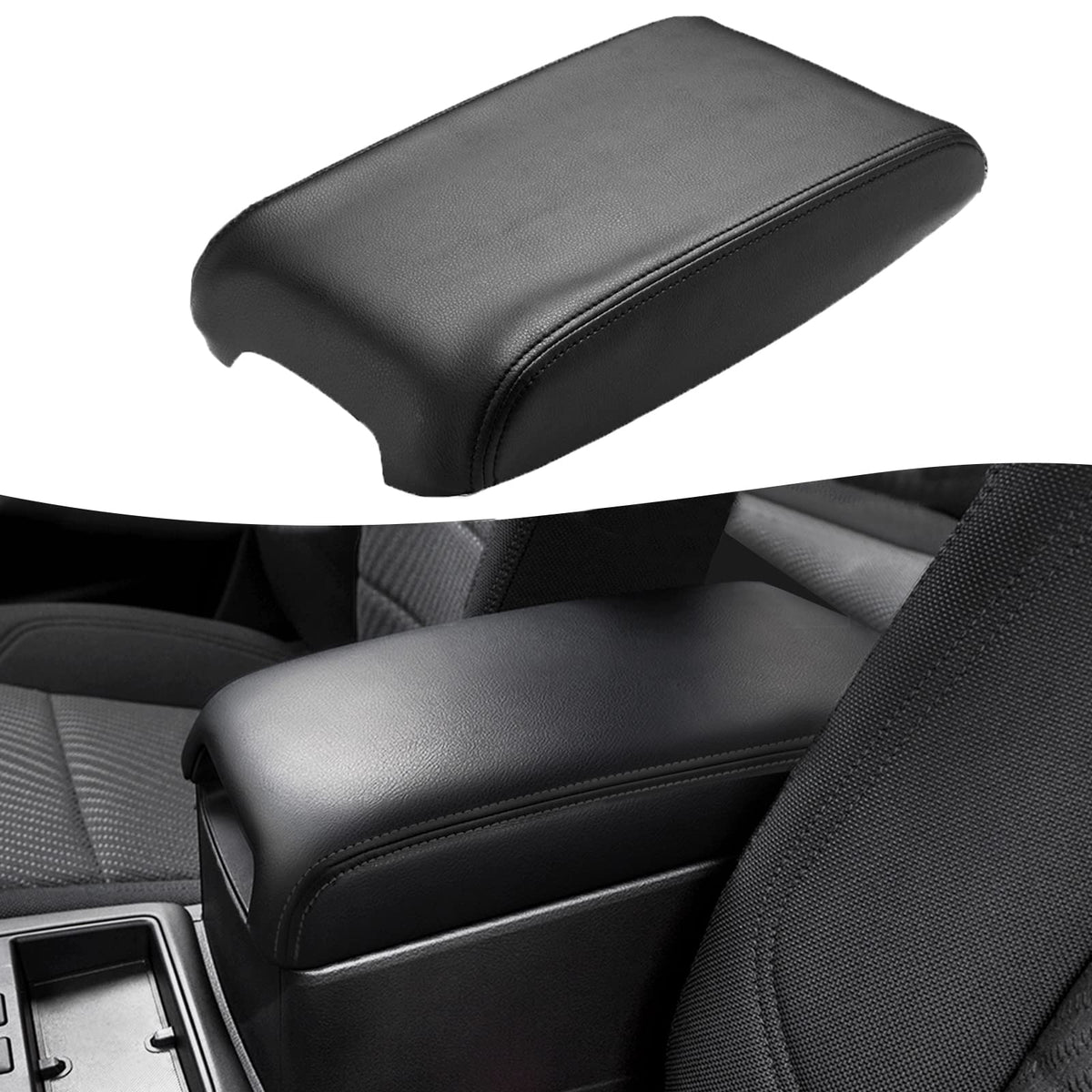 KBH front view of armrest cover showing clean fit and factory look